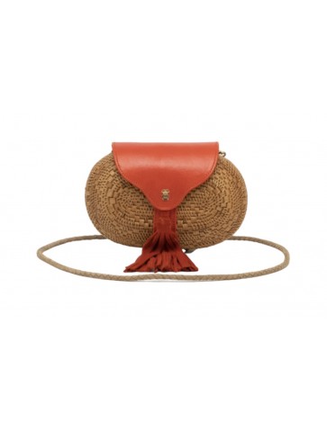 Chiara Sac Cuir Orange...