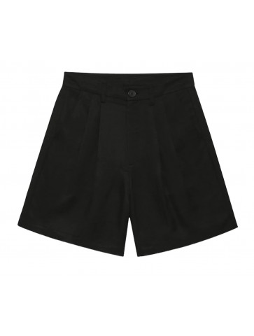 Carrie Black Linen Shorts -...