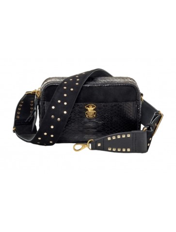 Lily Sac Python Noir -...