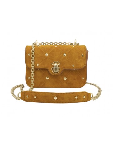 Mini Ava Studded Amber Bag...