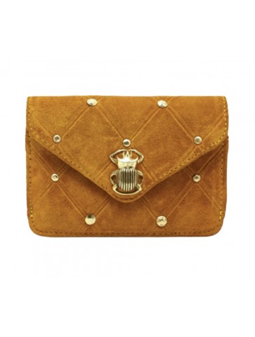 Alex Studded Amber Card...