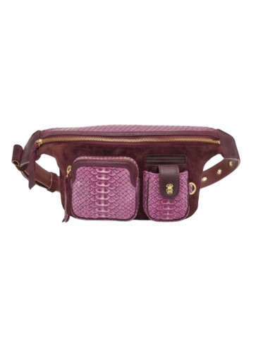 Roméo Purple Python Belt...