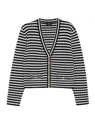 Gwen Cardigan Black and...