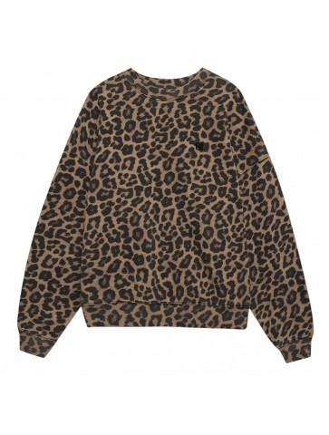 Miles Leopard Sweatshirt -...