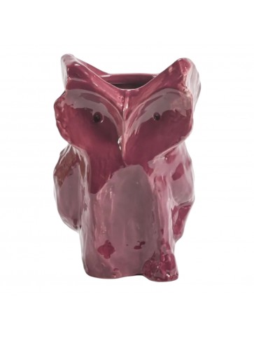 MARNI Vase OWL aubergine