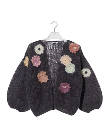 Maiami - Gilet Anthracite à...