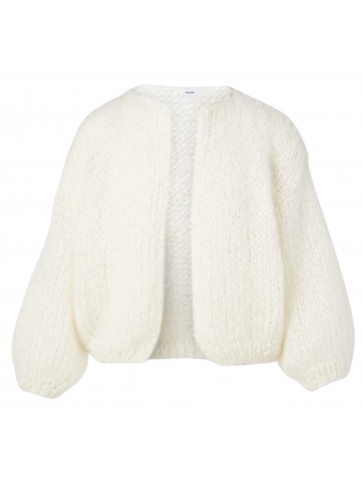 Maiami-Gilet en Mohair Crème