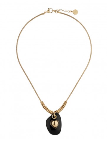 Gas - Collier Galet Onyx Noir