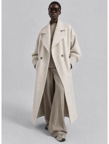 Manteau LOU crème en...